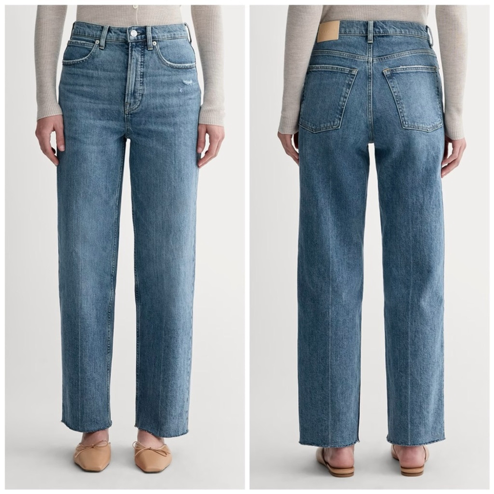 Everlane The Way-High® Jean Blue Size 26 Regular High Waist Straight Leg Denim